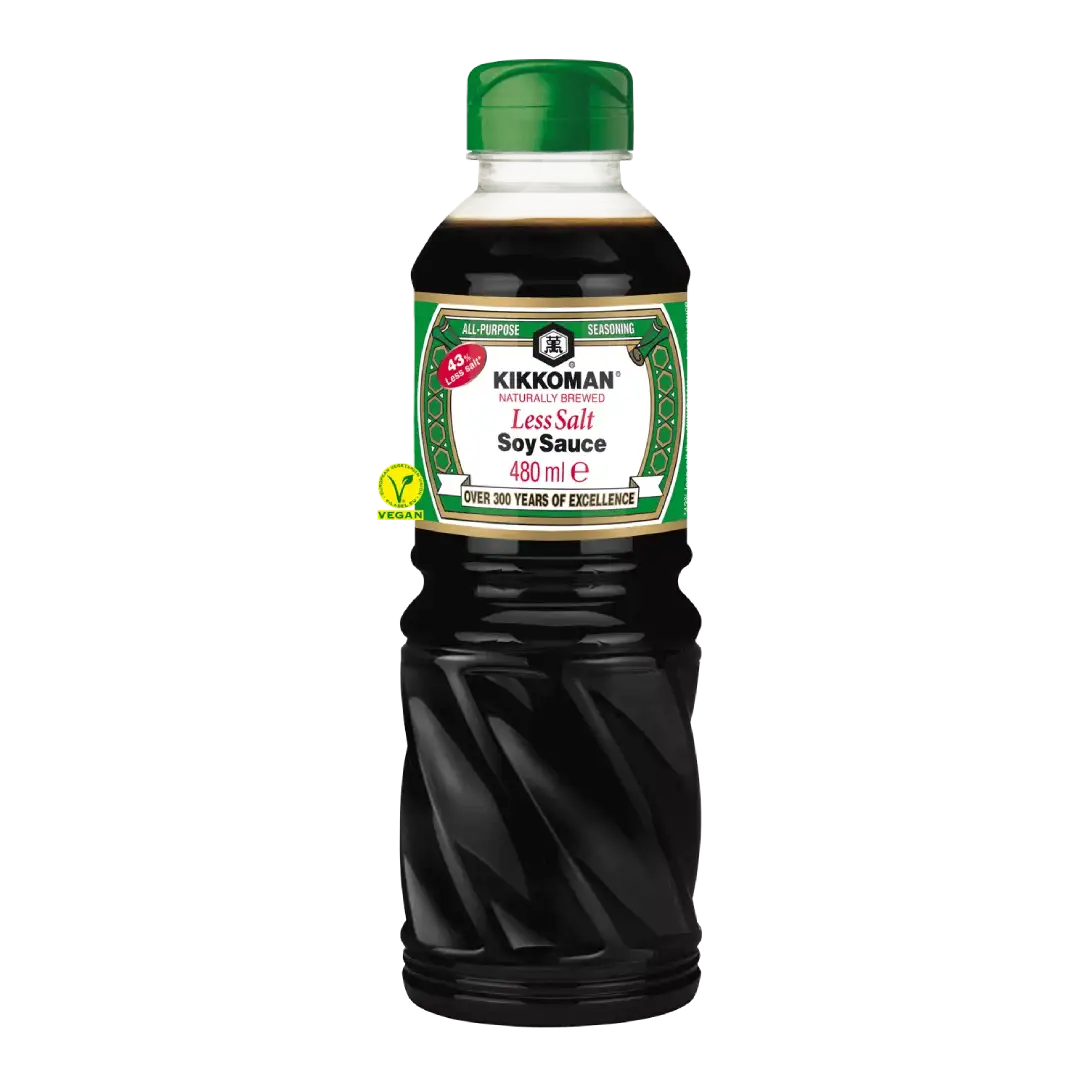 KIKKOMAN Less Salt Soy Sauce 480ml