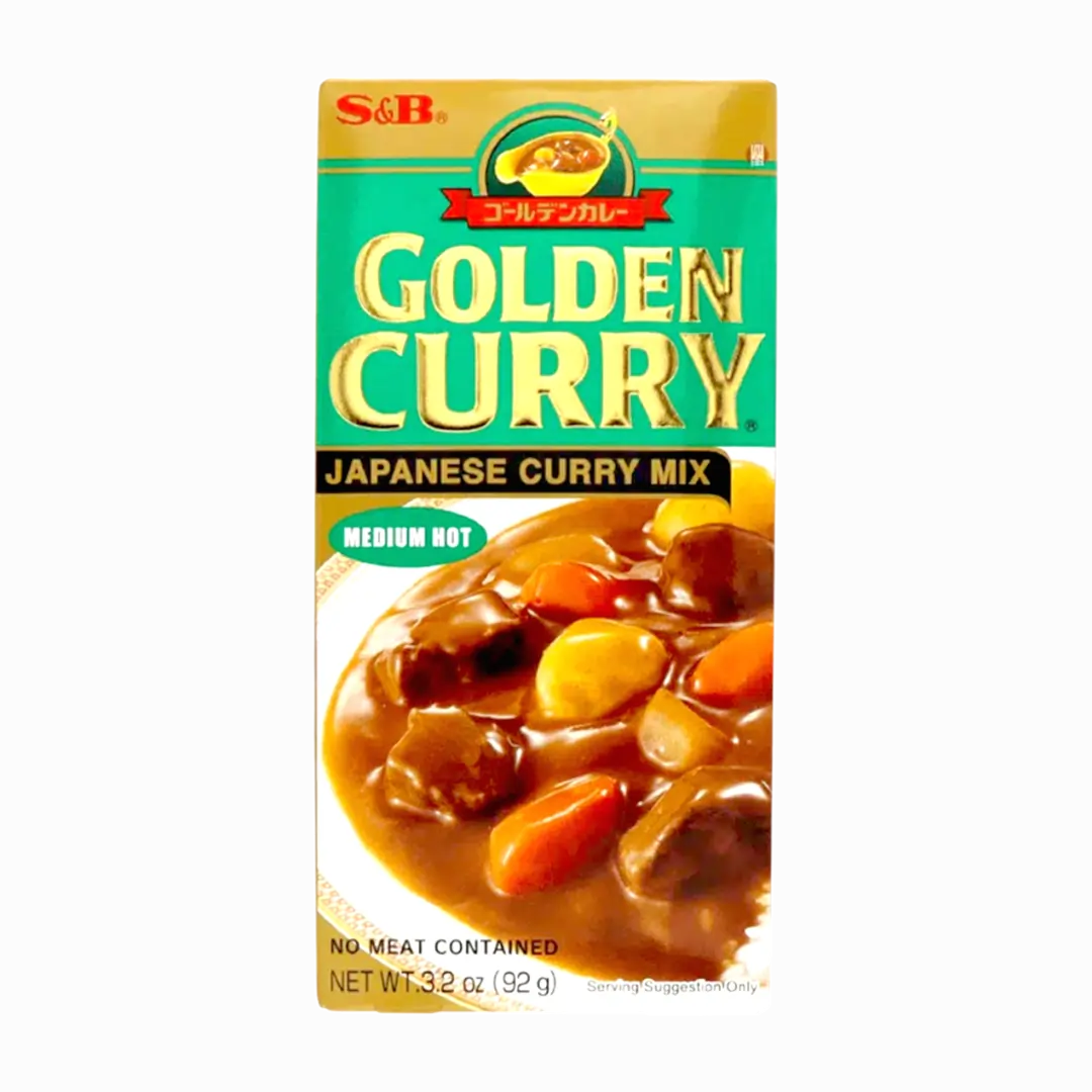 S&B Japanese Curry Mix  Medium Hot 92g